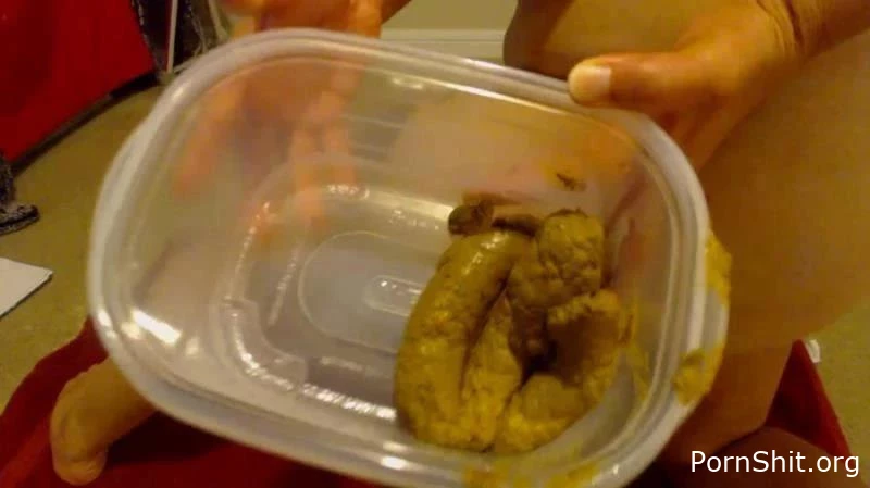 Poop in a plastic container - ModelNatalya94 - Cherrypie With Shit, Suck Dirty Dick, Masd Scat