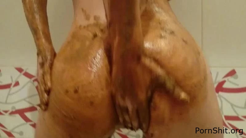 DirtyBetty - Sexy Body Is All Covered With Shit - Brown wife - Arsehole, Swallow Feces, Fisting And Rosebutt