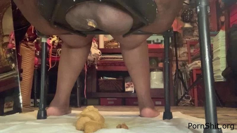 Shitty Rear View 7 - CountessDionysus - Gaping Butthole, Suck Dildo In Shit, Exclusive Scat