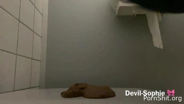 Devil Sophie - Extremely stomachache in the furniture store - Toiletlavery, Fetish, Enjoyment Shit