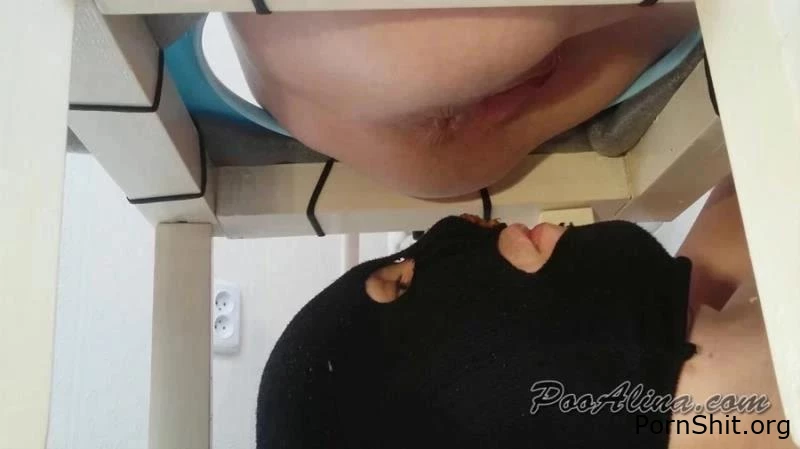 evamarie88 - A living female toilet, swallowing shit Close-up - Really smelly enema from Alina in mouth slave - Angelica - Online Scat, Shit Eating, Anal Fisting