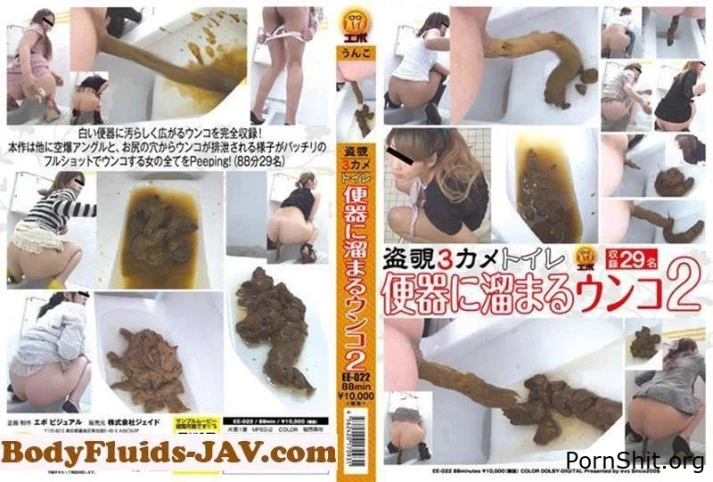 激臭。クソまみれ。 ジェイド エボ・ビジュアル 盗撮 Accident in Panty Toilet EE-022 - Mouth Stuffing Shit, Toilet Scat, Digested Scat