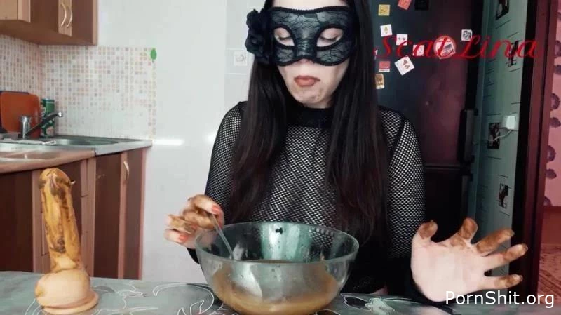 Soup with shit - JessicaKayLina - Desperate Scat, Poop Video, Clyster Of Shit