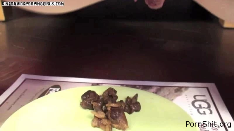 Barbie Lime Green Poop Plate - Thefartbabes - Human Tiolet, Mommy Poops, Prolapse With Shit