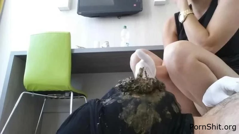 Markovna - Two femdoms use human toilet slave - Angelica - Container Of Shit, Explore The Shit, Loud farting