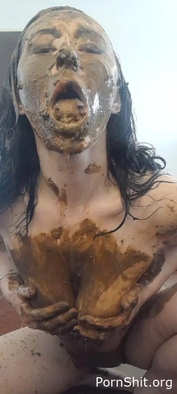 LiliXXXFetish - Dirty Scat Bottle Extreme Play - Cow Dung, Anal Dirty Fisting, Dessert With Shit